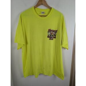 Sturgis 2022 Men's 2xl T-shirt Neon Yellow 82nd Motorcycle Rally Dayglow
